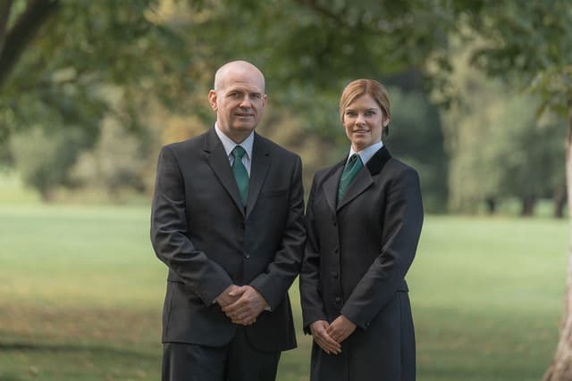 Funeral Directors Standing